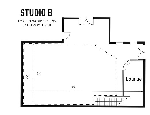 StudioB Floorplan